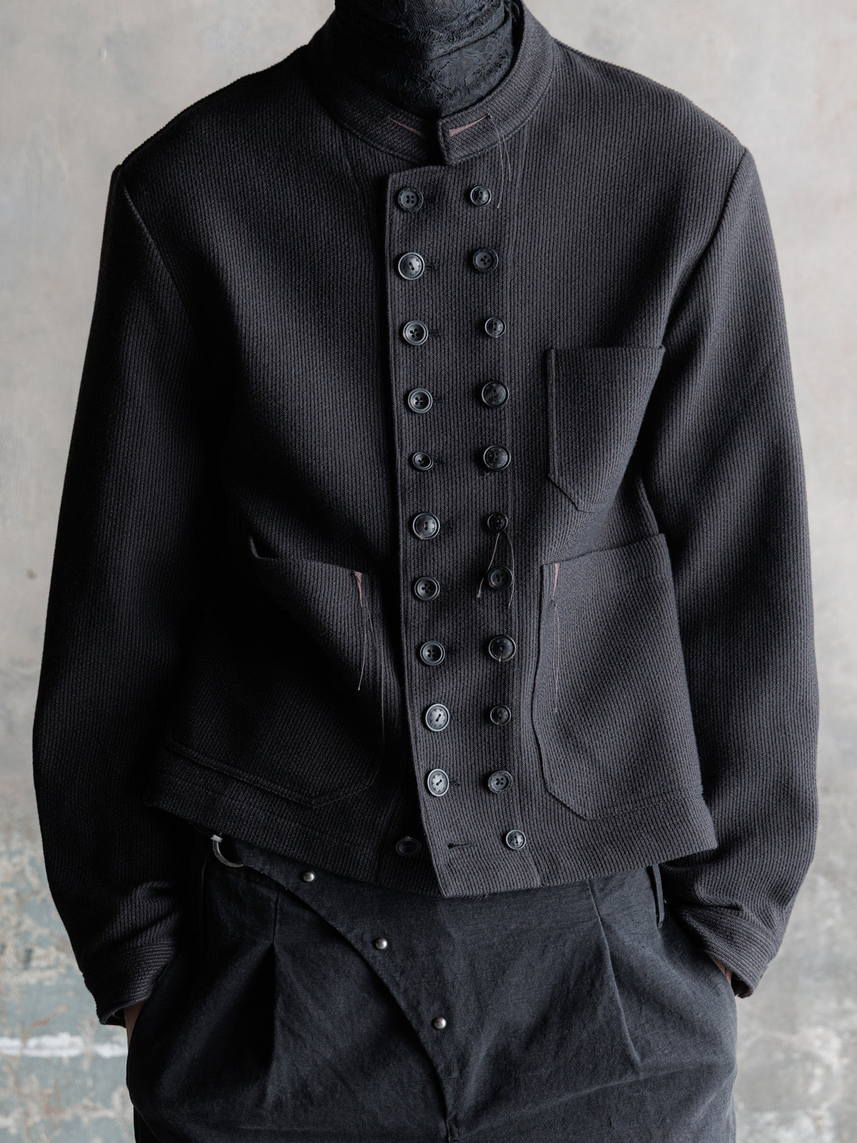 26FW｜Stand Collar DB Blazer