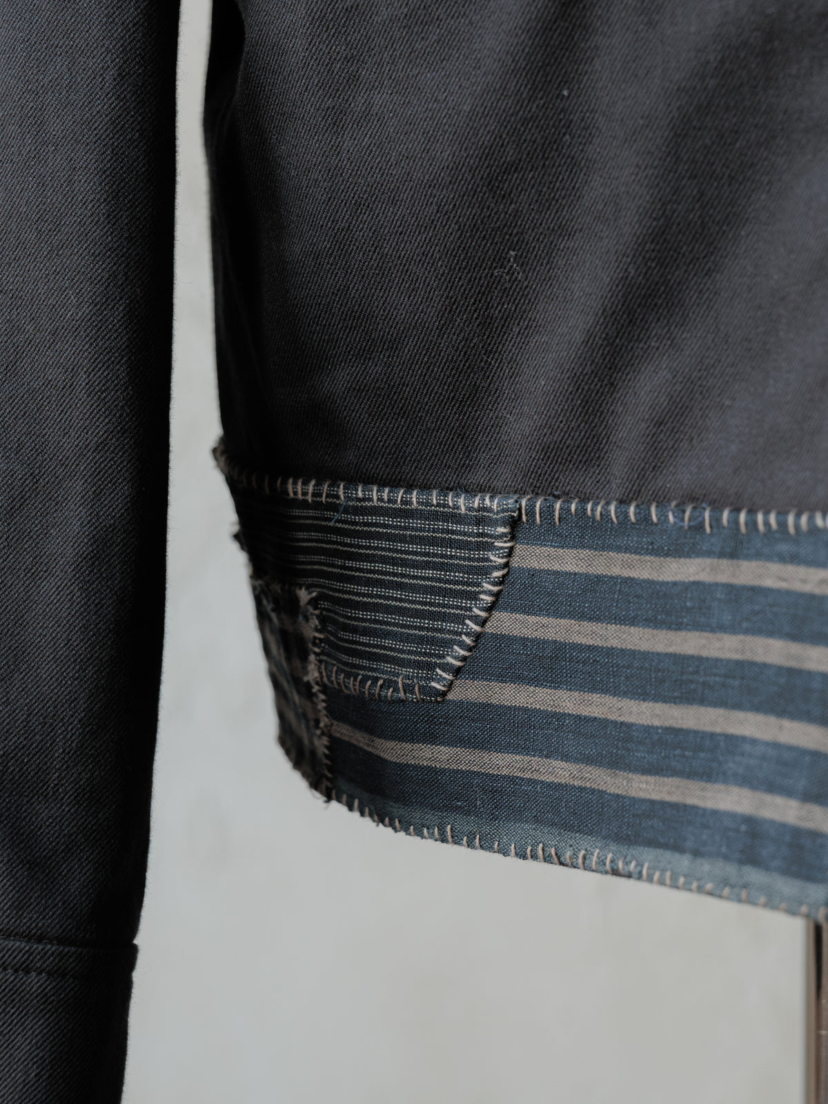 Forgotten Materials｜Handcrafted Cropped Boro JKT