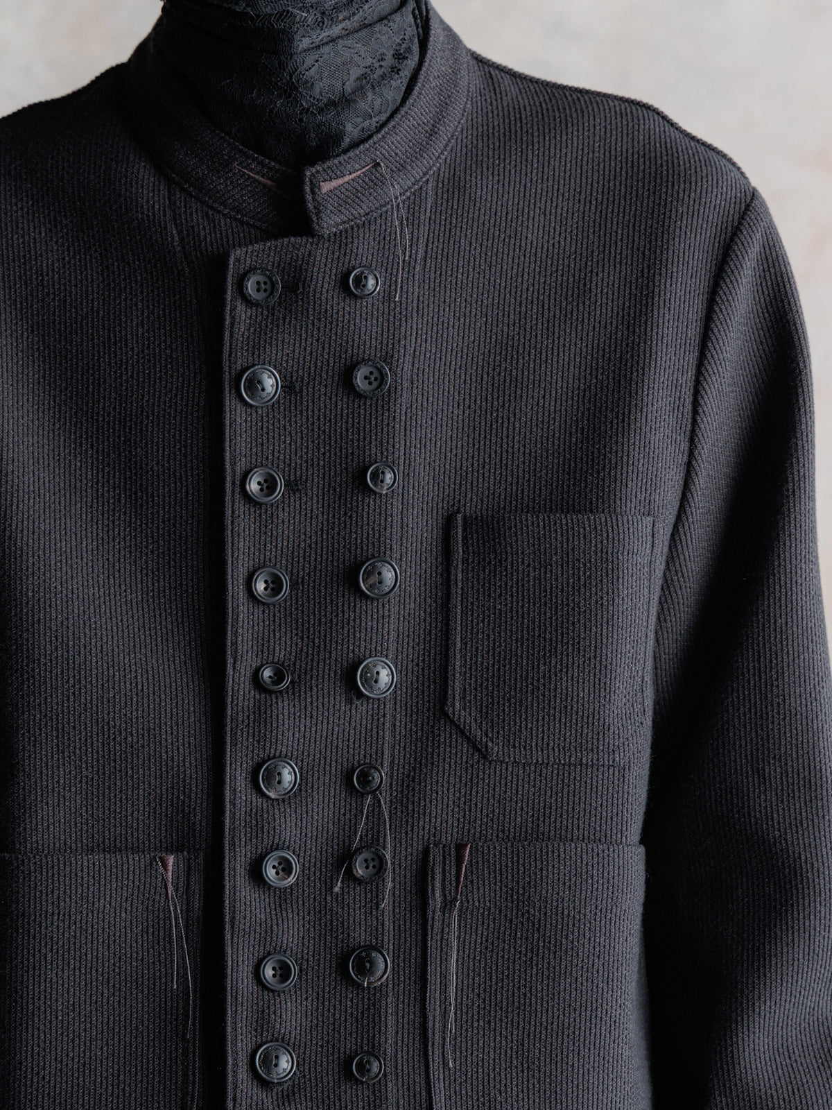 26FW｜Stand Collar DB Blazer