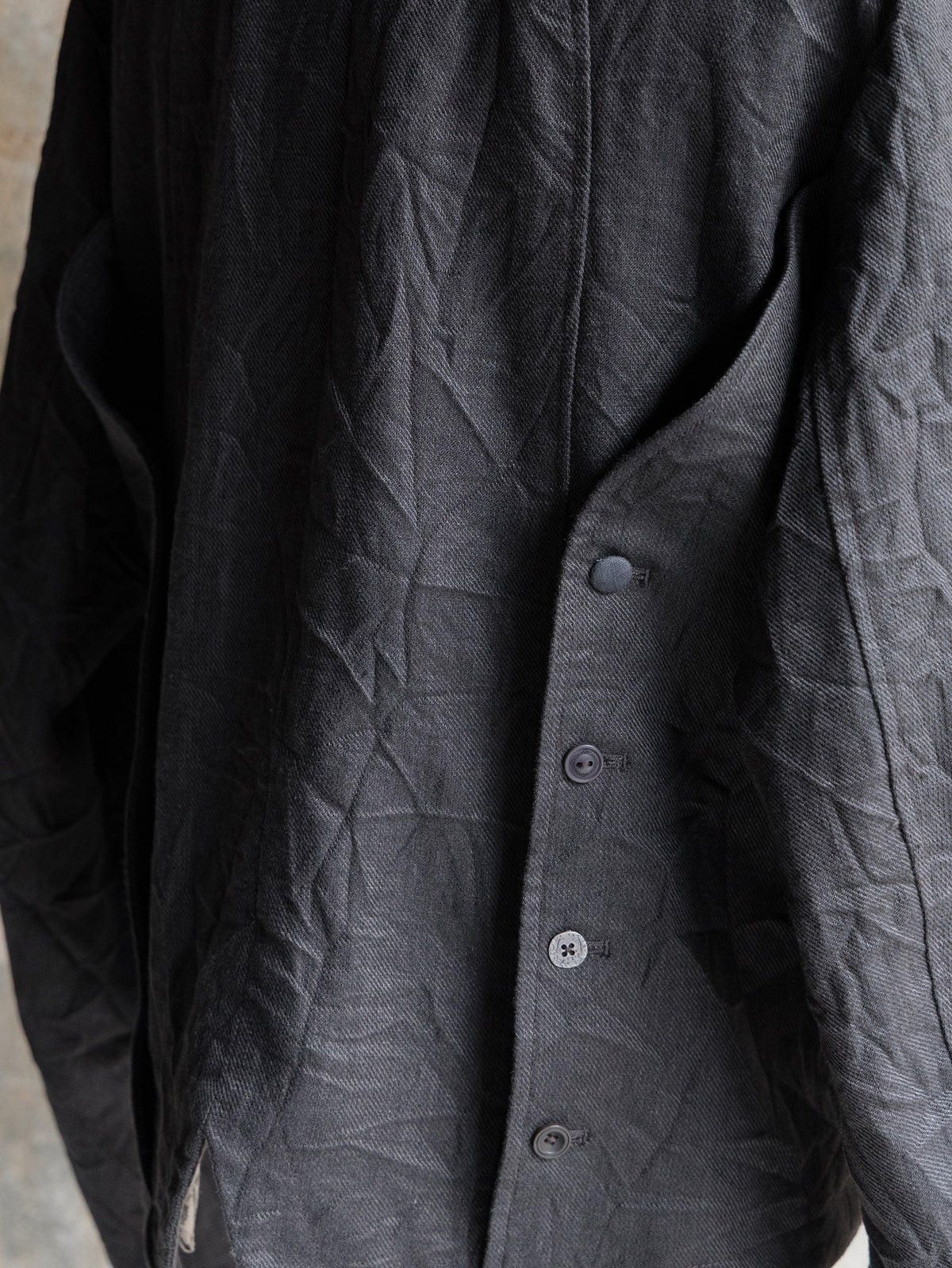 Forgotten Materials｜Asymmetric Cut-Out Blazer