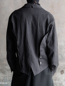 Forgotten Materials｜Asymmetric Cut-Out Blazer