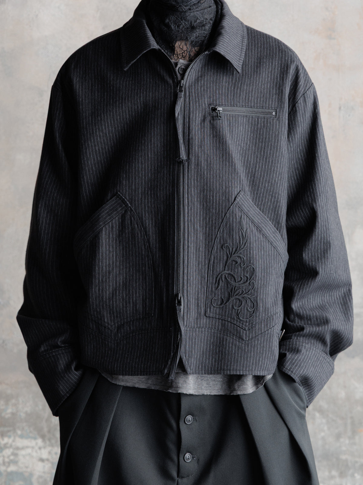 26FW｜Reworked Coach JKT (Stripe)
