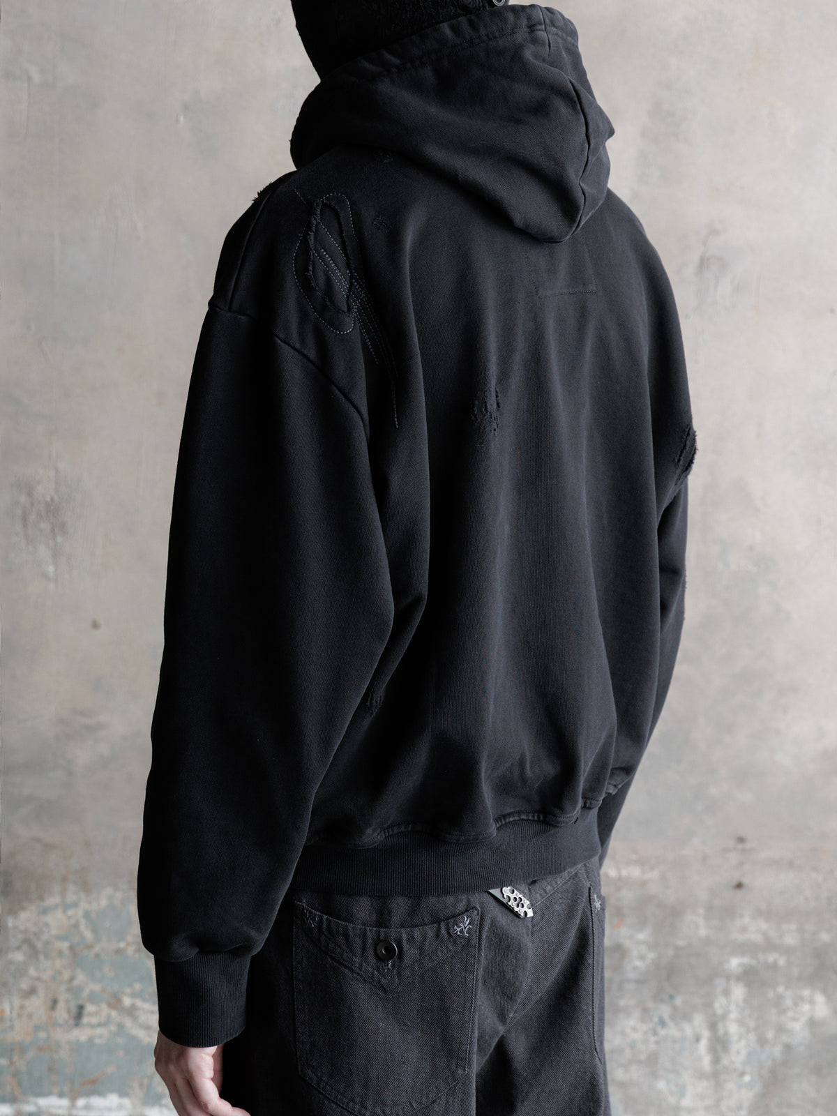 26FW｜Distressed Zip-up