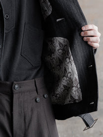 26FW｜Drape Scarf Cropped JKT