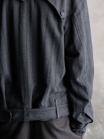 26FW｜Drape Scarf Cropped JKT