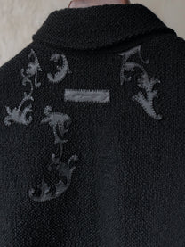 Forgotten Materials｜Laser-cut Leather Panels Wool JKT