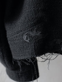 Forgotten Materials｜Laser-cut Leather Panels Wool JKT