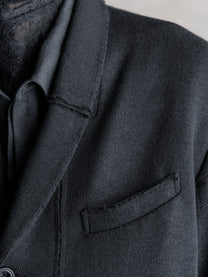 26FW｜Distressed Knitted Blazer