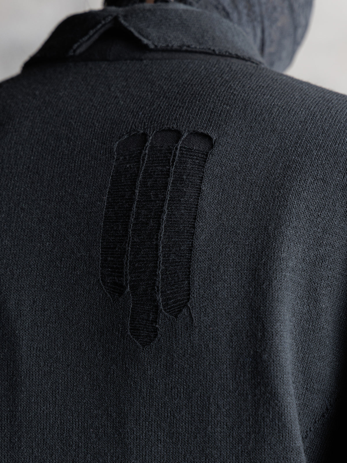 26FW｜Distressed Knitted Blazer