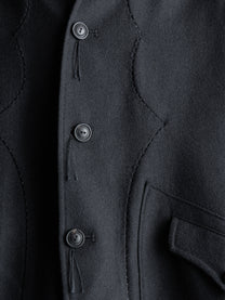 26FW｜Overlock Mandarin Collar Blazer
