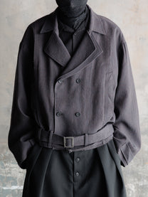 26FW｜Belted Cropped Trench