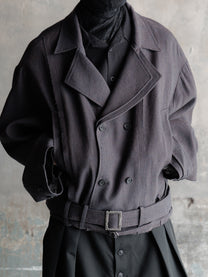 26FW｜Belted Cropped Trench