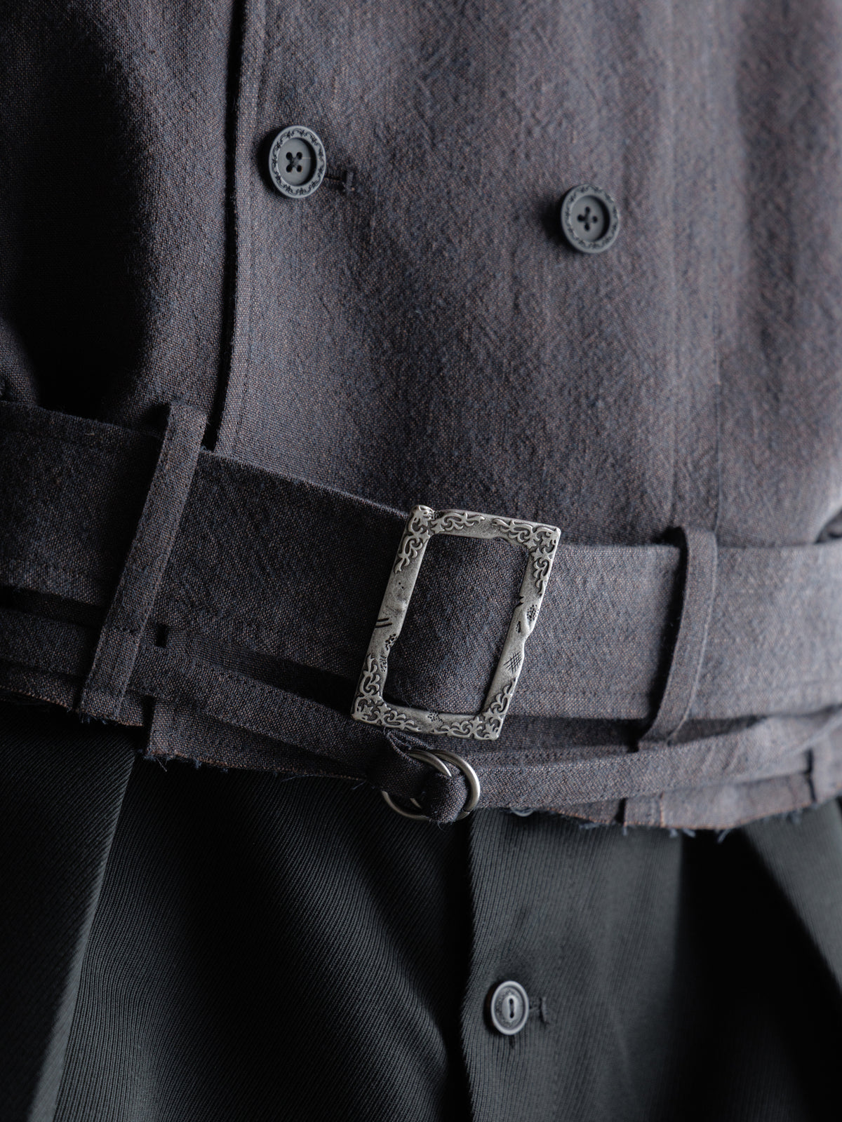 26FW｜Belted Cropped Trench