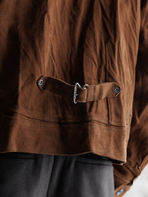 26FW｜Suede Trucker JKT (Brown)