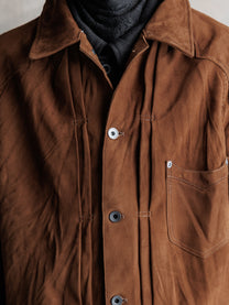26FW｜Suede Trucker JKT (Brown)