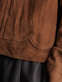 26FW｜Suede Trucker JKT (Brown)