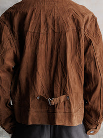 26FW｜Suede Trucker JKT (Brown)