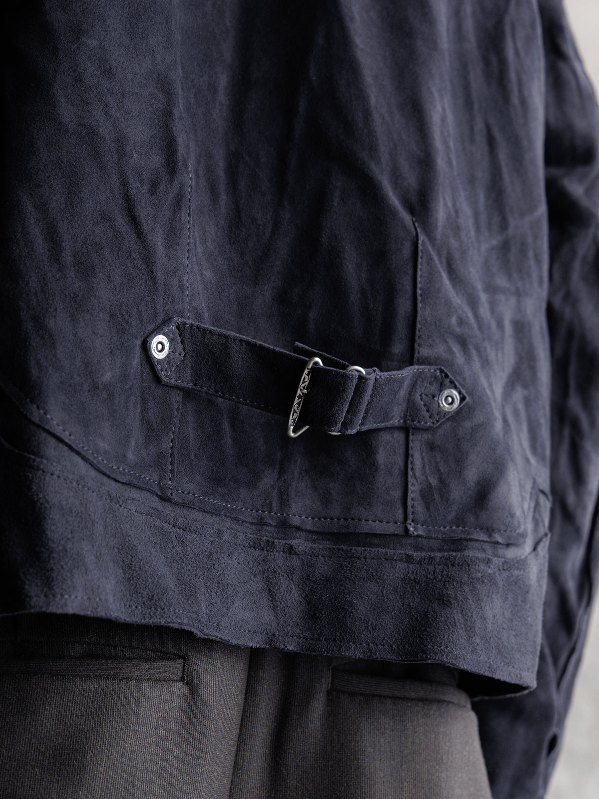 26FW｜Suede Trucker JKT (Purple)