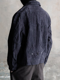 26FW｜Suede Trucker JKT (Purple)