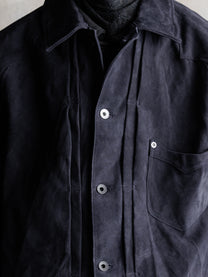 26FW｜Suede Trucker JKT (Purple)