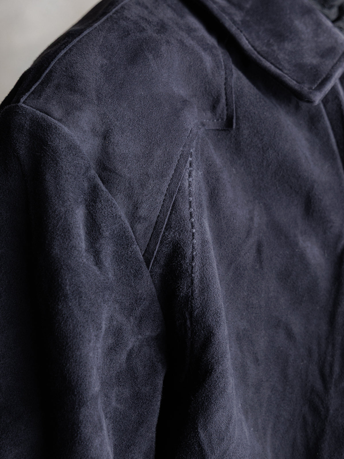 26FW｜Suede Trucker JKT (Purple)