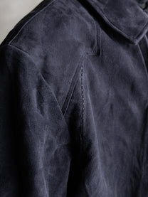 26FW｜Suede Trucker JKT (Purple)