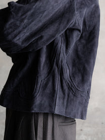 26FW｜Suede Trucker JKT (Purple)