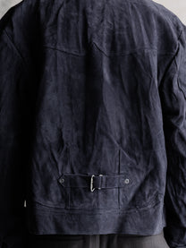 26FW｜Suede Trucker JKT (Purple)