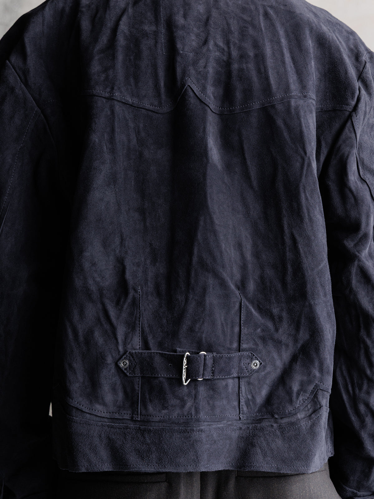 26FW｜Suede Trucker JKT (Purple)