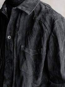 26FW｜Suede Trucker JKT (Grey)