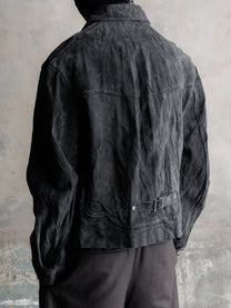26FW｜Suede Trucker JKT (Grey)