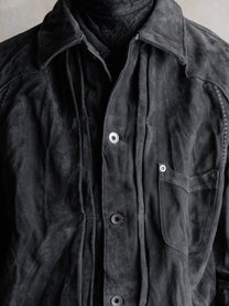 26FW｜Suede Trucker JKT (Grey)