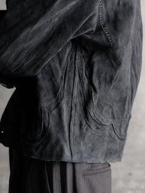 26FW｜Suede Trucker JKT (Grey)
