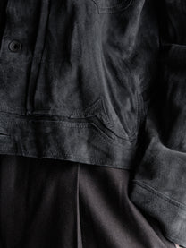 26FW｜Suede Trucker JKT (Grey)