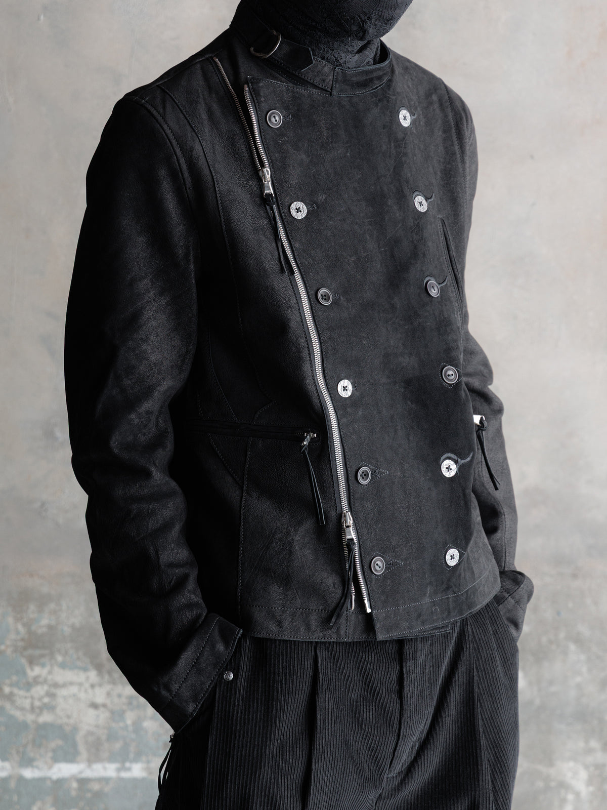 26FW｜Washed Nubuck Chariot JKT