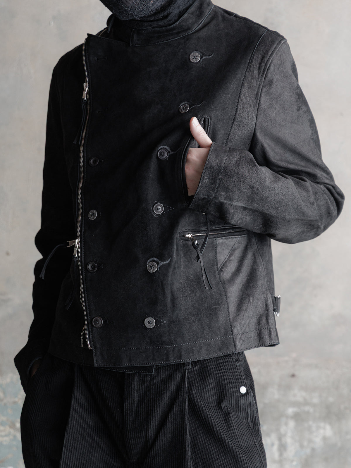 26FW｜Washed Nubuck Chariot JKT