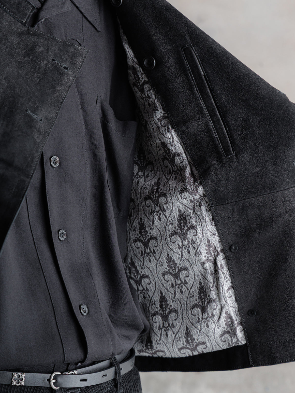 26FW｜Washed Nubuck Chariot JKT