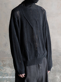 26FW｜Distressed Textured Knit