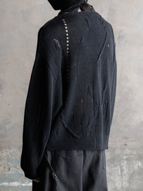 26FW｜Distressed Textured Knit