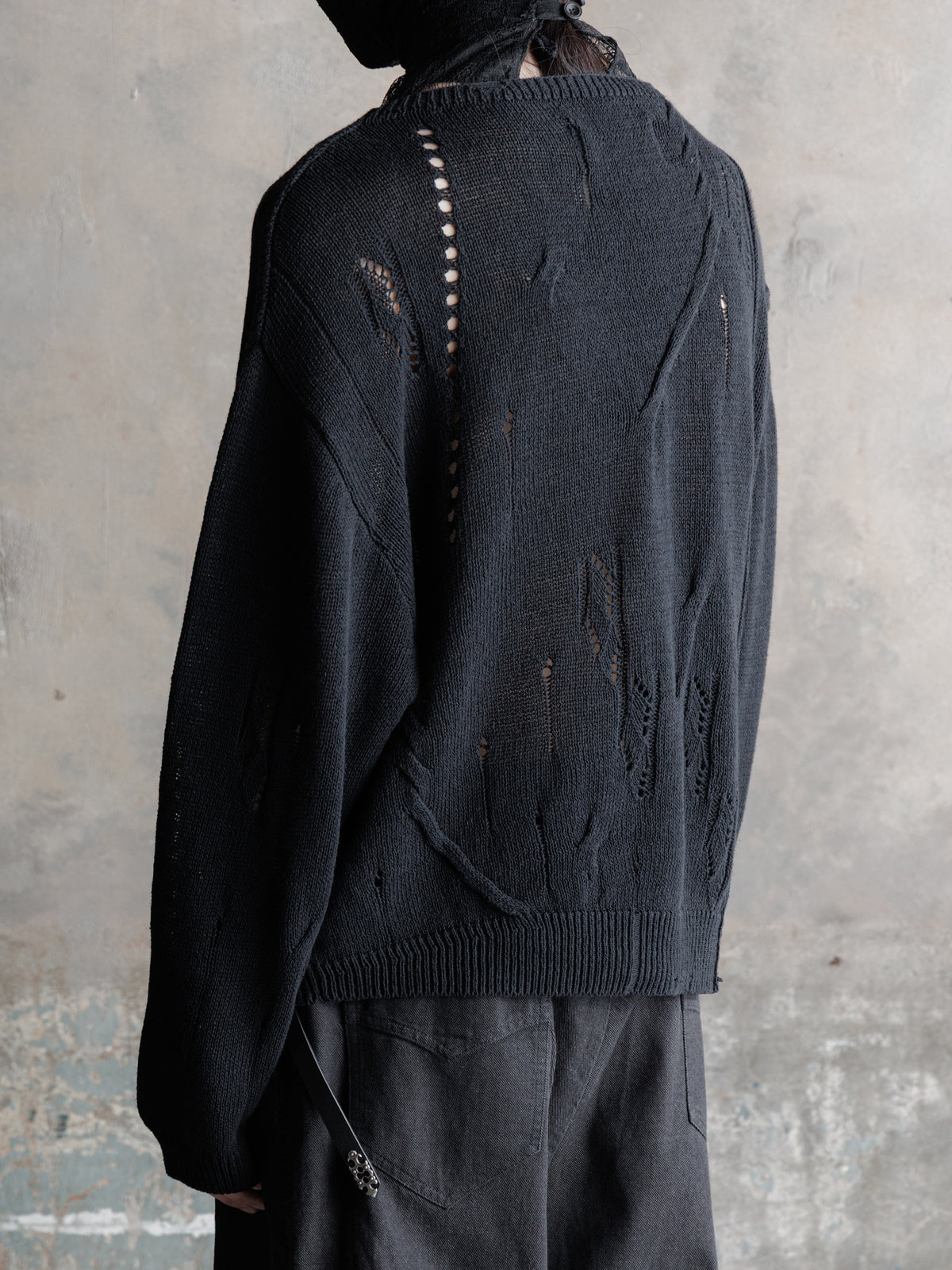 26FW｜Distressed Textured Knit