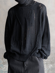 26FW｜Distressed Textured Knit