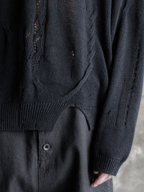 26FW｜Distressed Textured Knit
