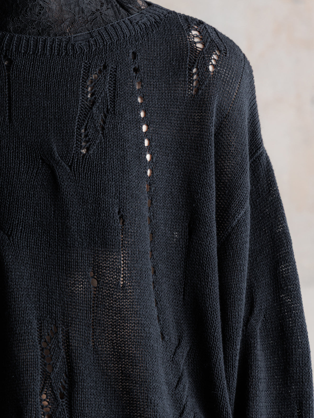 26FW｜Distressed Textured Knit