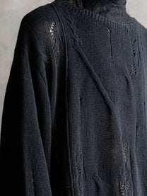 26FW｜Distressed Textured Knit