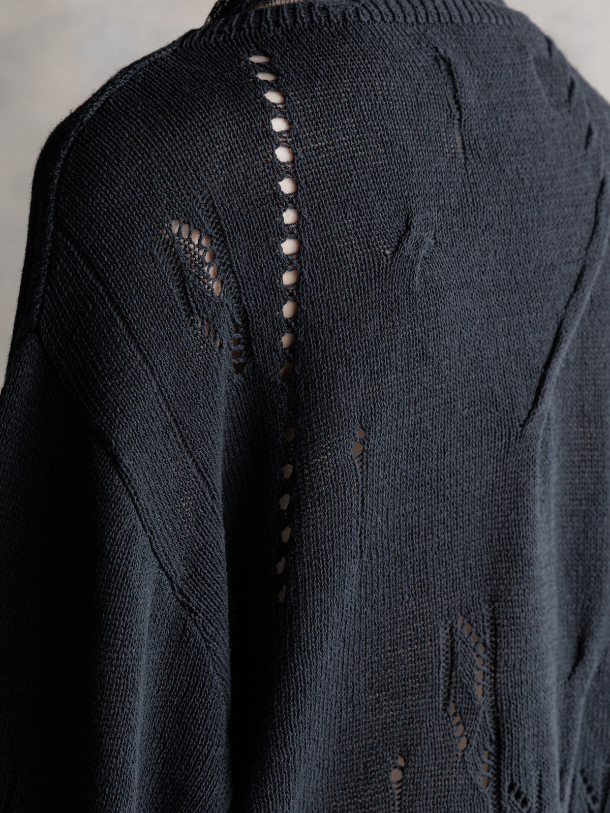 26FW｜Distressed Textured Knit