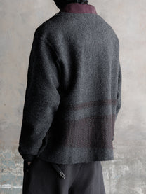 26FW｜Deconstructed Cropped Sweater