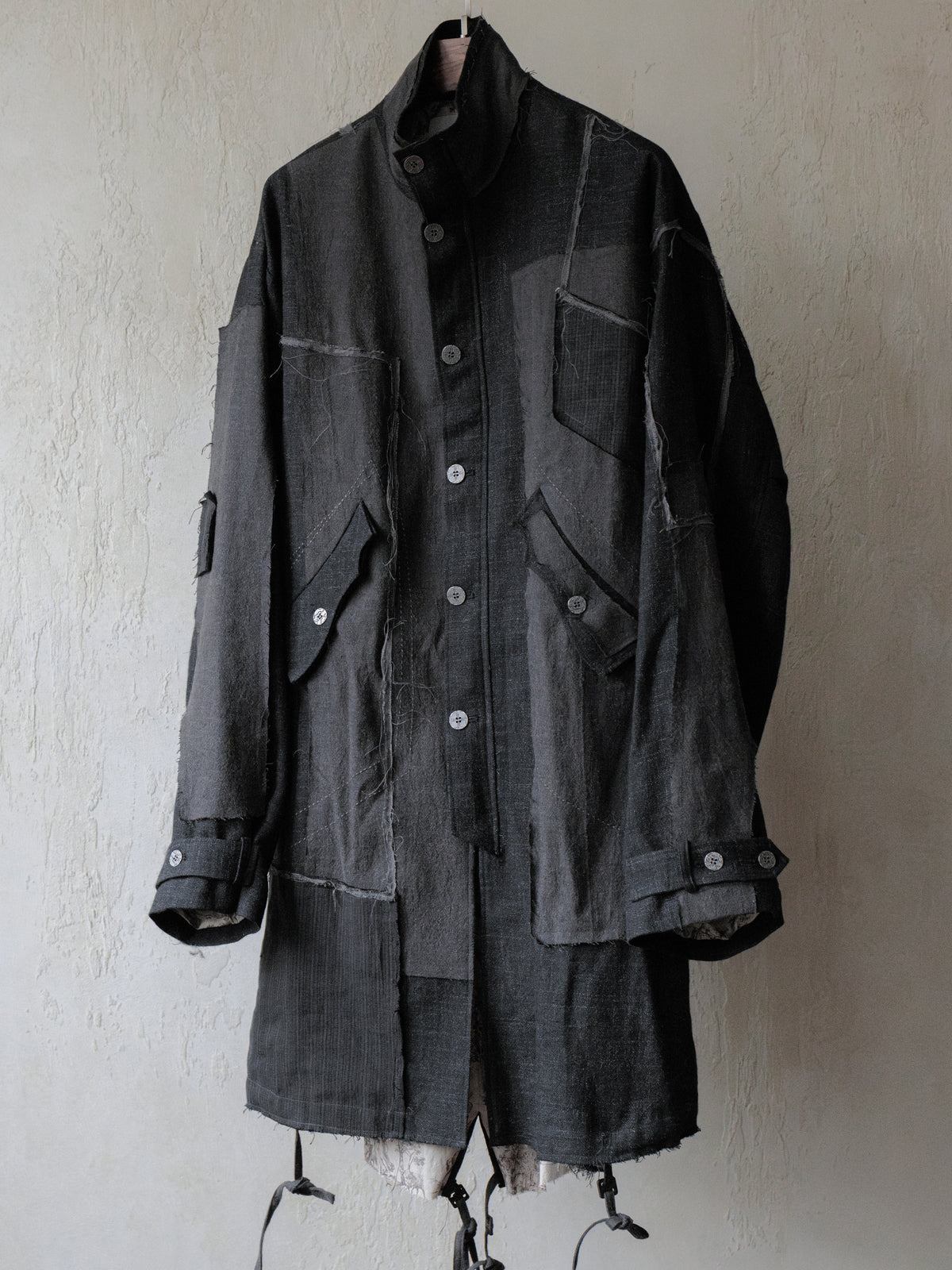 Forgotten Materials｜Hand-tattered Edges Parka