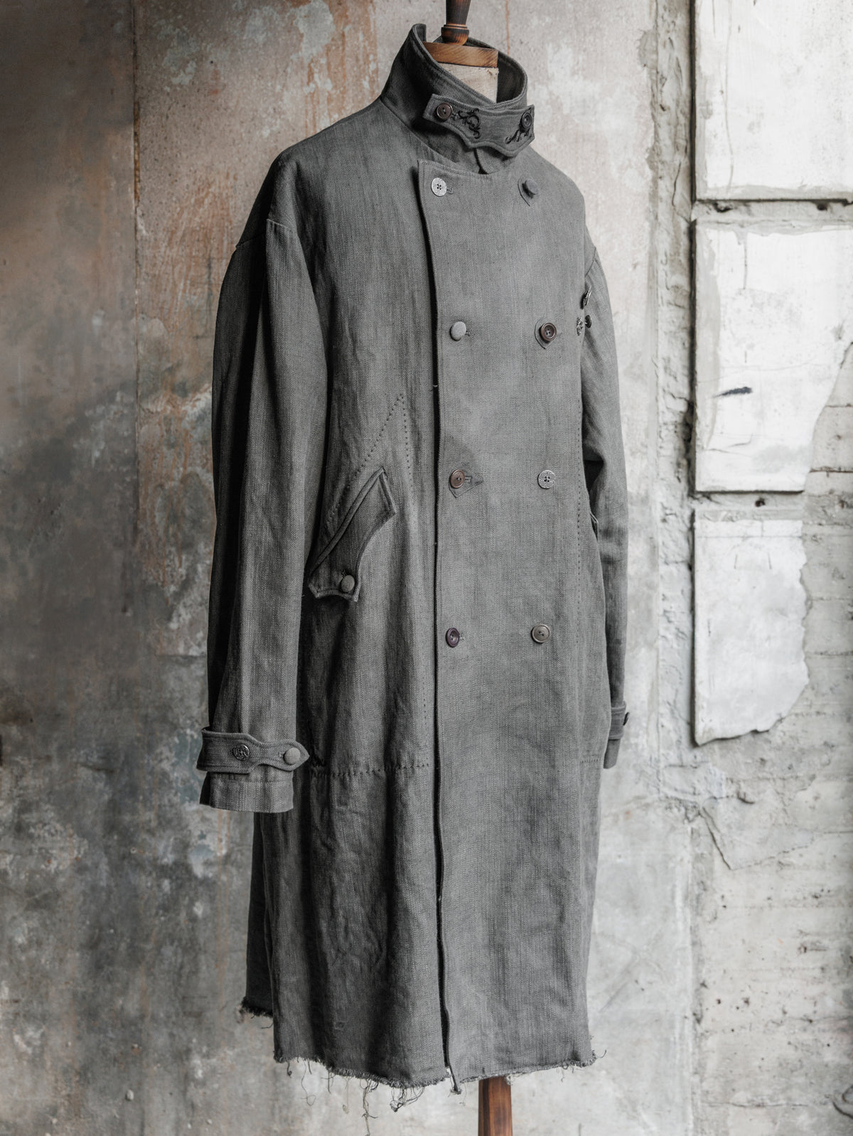 Forgotten Materials｜Double Breasted Long Coat