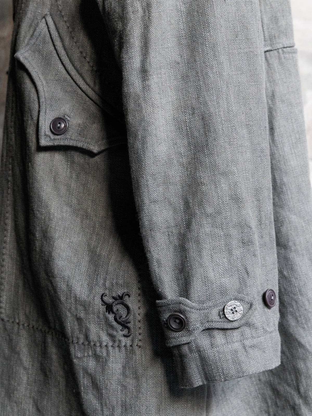 Forgotten Materials｜Double Breasted Long Coat