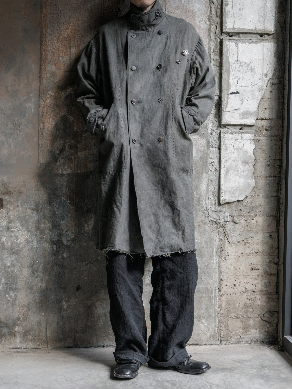 Forgotten Materials｜Double Breasted Long Coat